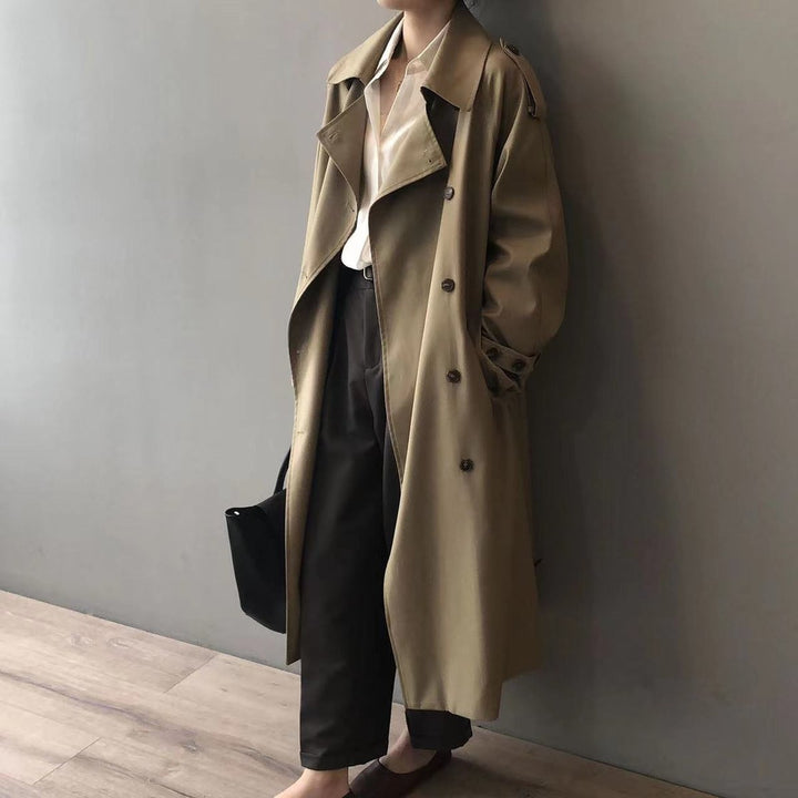 Elizabeth | Wasserabweisender und klassischer zweireihiger Trenchcoat
