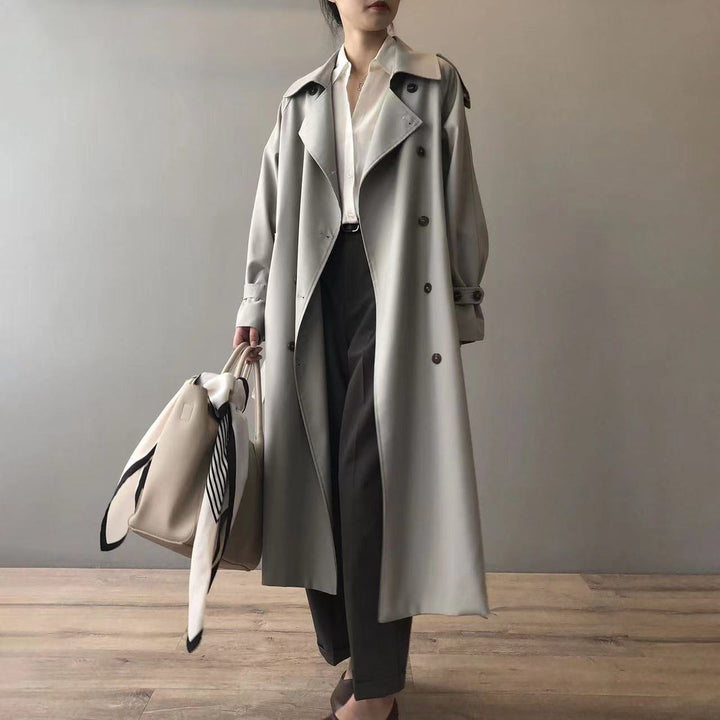 Elizabeth | Wasserabweisender und klassischer zweireihiger Trenchcoat