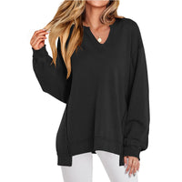 Sofia | Weiches und bequemes Oversize-Tunikashirt mit V-Ausschnitt