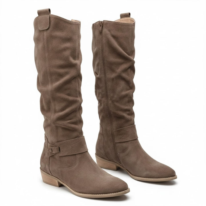 Hazel | Elegant And Comfortable Slouchy Knee High Boots