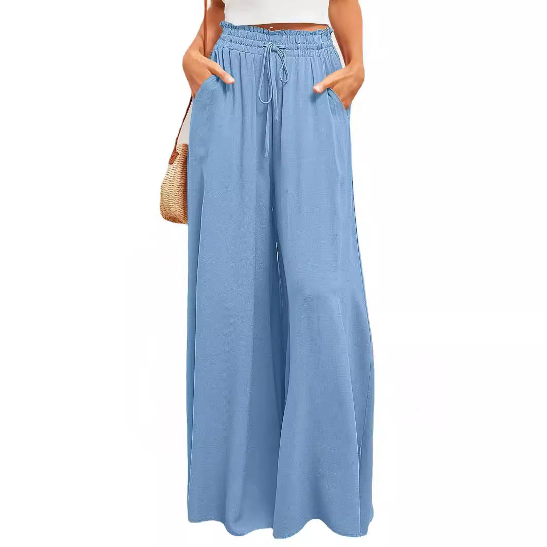 Stella | Pantalon palazzo léger et confortable à jambes larges