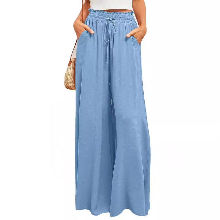 Stella | Pantalon palazzo léger et confortable à jambes larges