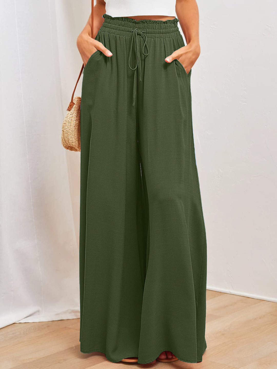 Stella | Pantalon palazzo léger et confortable à jambes larges