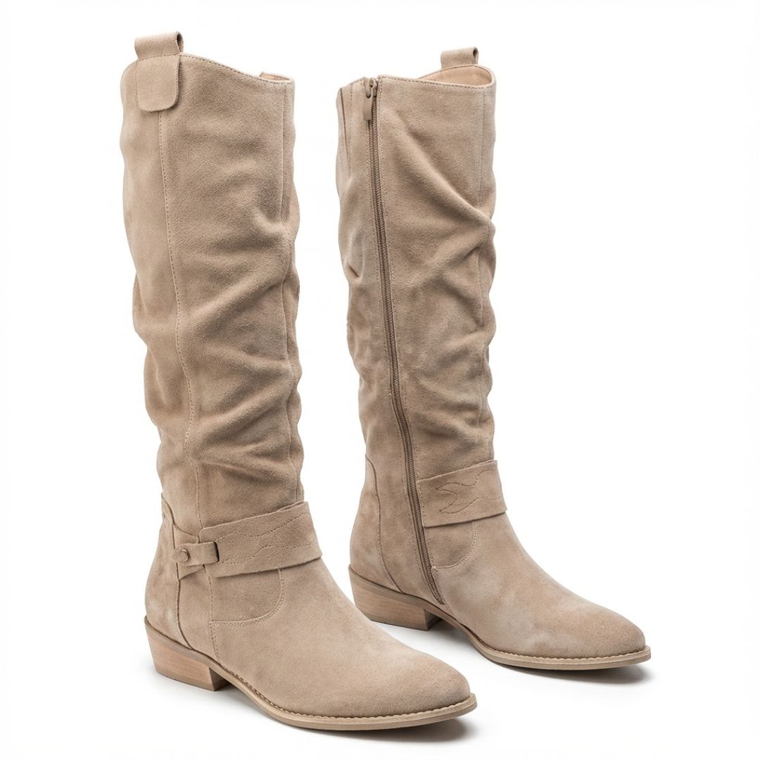 Hazel | Elegant And Comfortable Slouchy Knee High Boots
