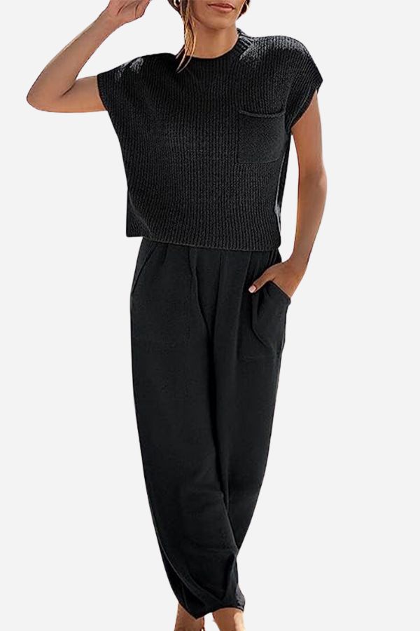 Maya | Modernes und bequemes zweiteiliges Strickset