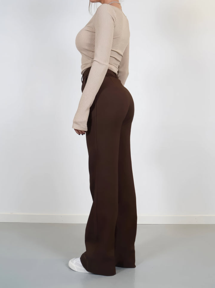 Mia | Bequeme und vielseitige Hose mit weitem Bein
