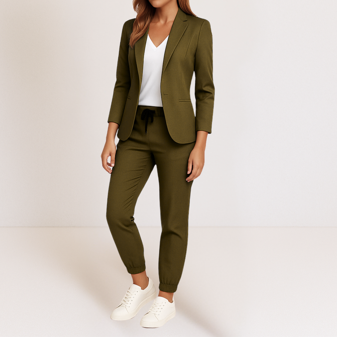 Seraphina | Women's Blazer & Jogger Two-Piece Set