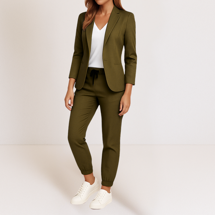 Seraphina | Women's Blazer & Jogger Two-Piece Set