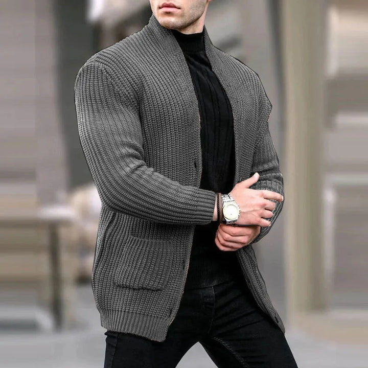 Victor | Gilet cardigan en maille moderne et décontracté