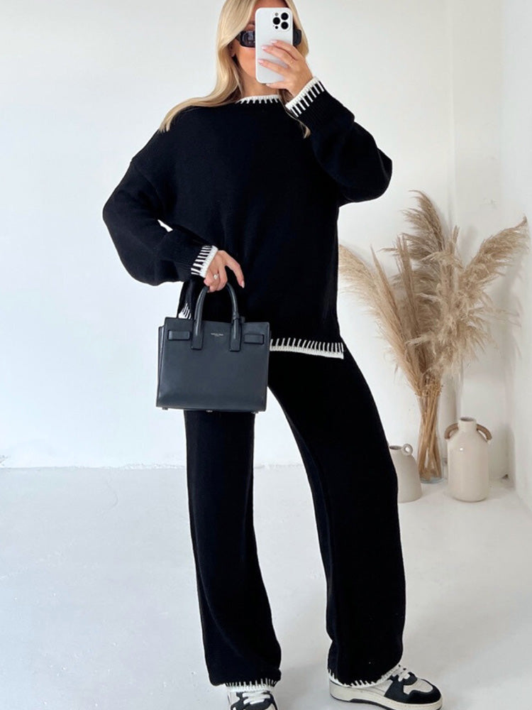 Stella | Ensemble deux pièces douillet et élégant en maille pour femme