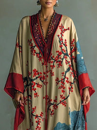 Elizabeth | Oversize Japanese Long-Sleeved Maxi Dress