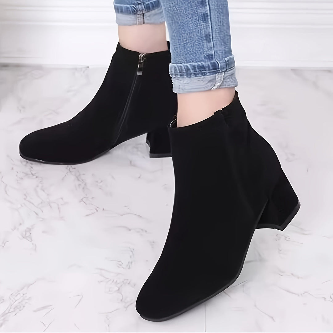 Daniela | Modern Suede-Feel Chelsea Ankle Boot