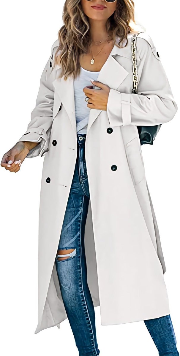 Amelia | Zeitloser und bequemer oversized Trenchcoat