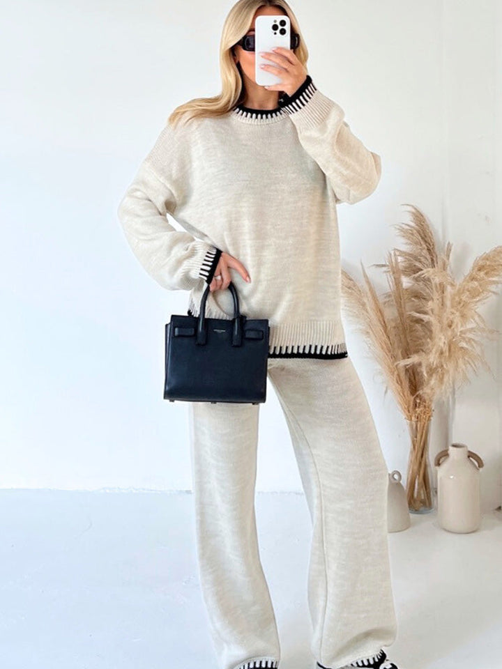 Stella | Ensemble deux pièces douillet et élégant en maille pour femme