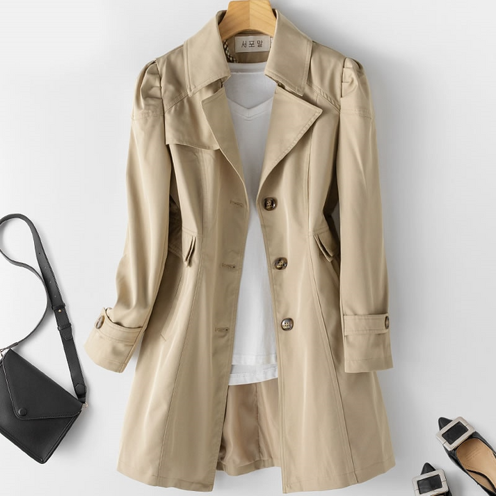 Grace | Trench elegante, leggero e impermeabile