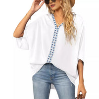 Emily | Top a tunica casual e confortevole con ricami