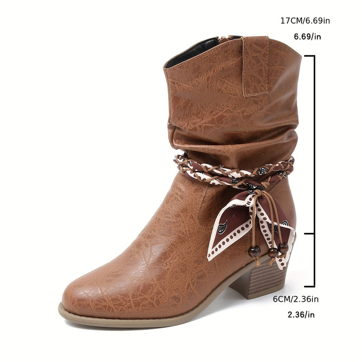 Sophia | Elegant And Stylish Slouch Ankle Boots