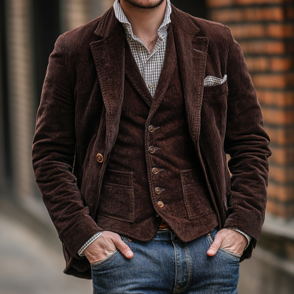 Matthias | Sophistication and Vintage Blazer And Waistcoat