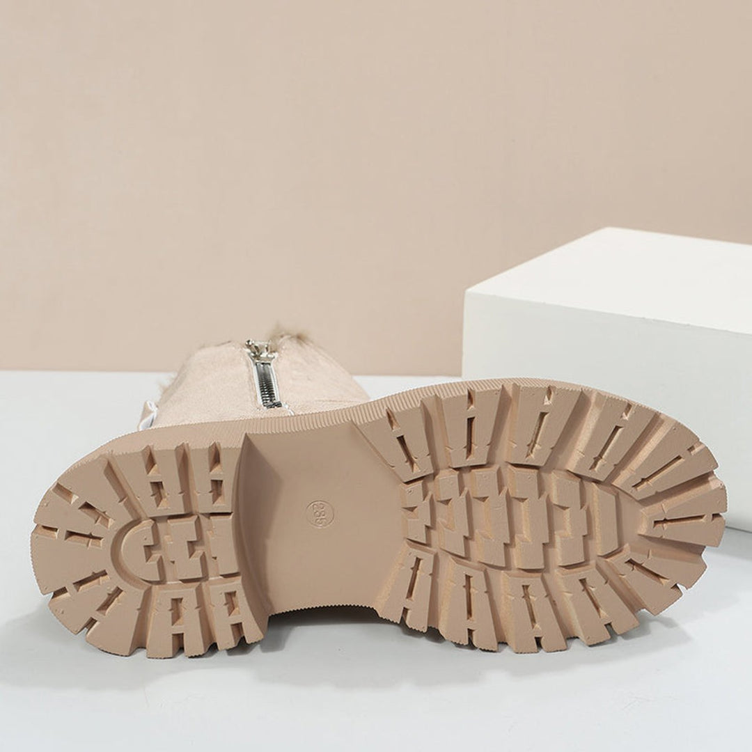 Nova | Chic and Cozy  Slip-On Winter Ankle Boots