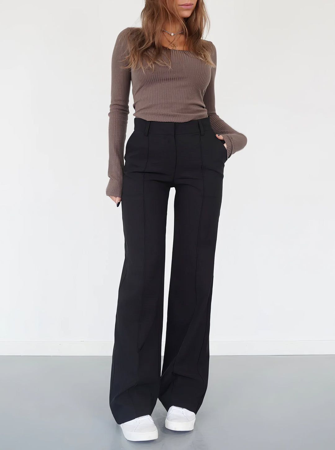 Mia | Bequeme und vielseitige Hose mit weitem Bein