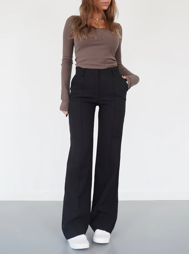 Mia | Bequeme und vielseitige Hose mit weitem Bein