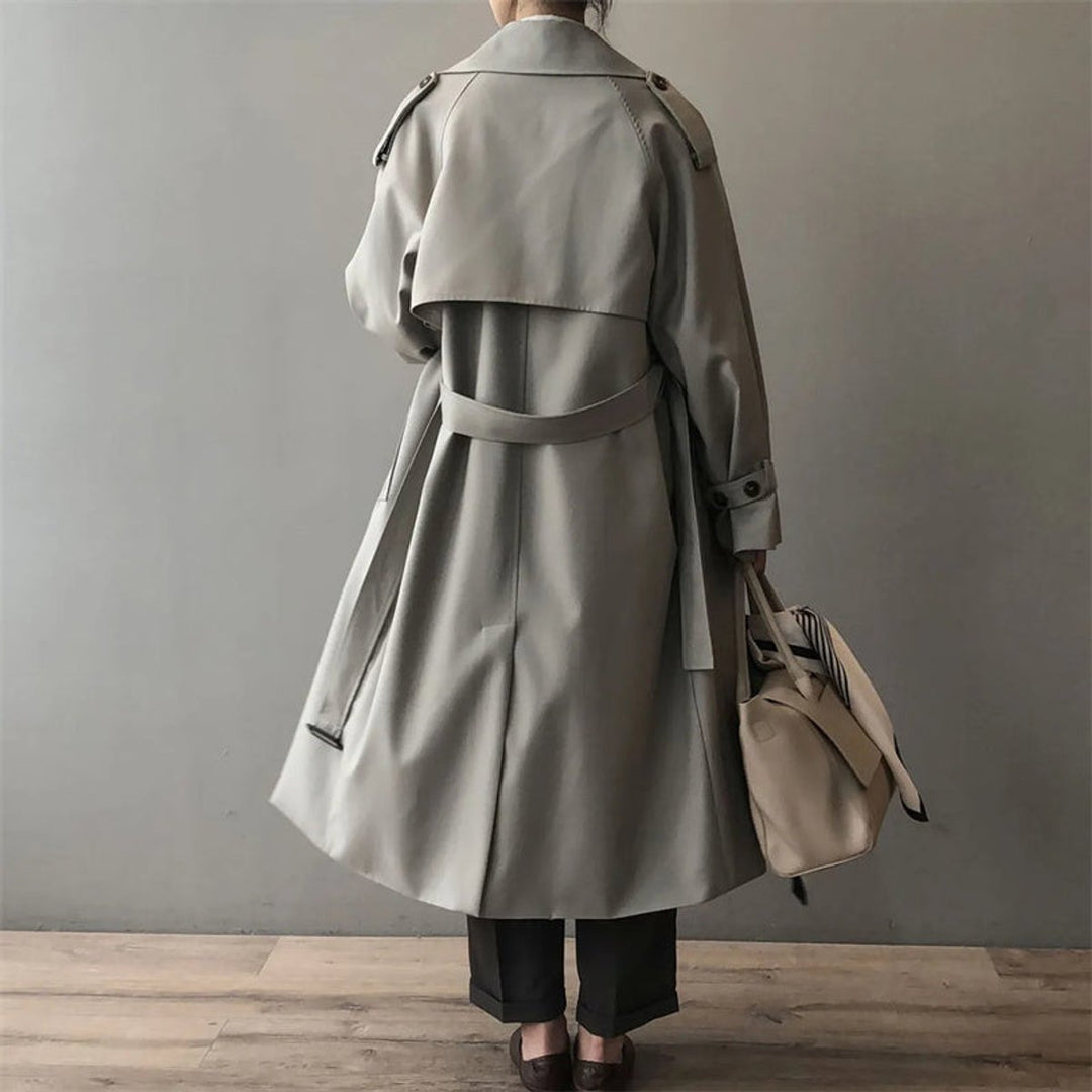 Elizabeth | Wasserabweisender und klassischer zweireihiger Trenchcoat
