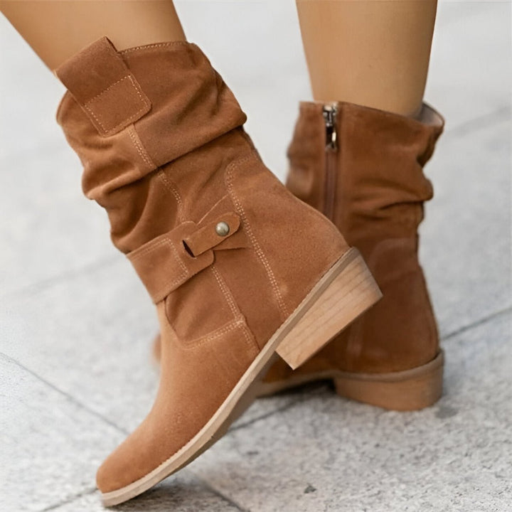 Jasmine | Stylish And Comfortable Faux Suede Knee High Boots