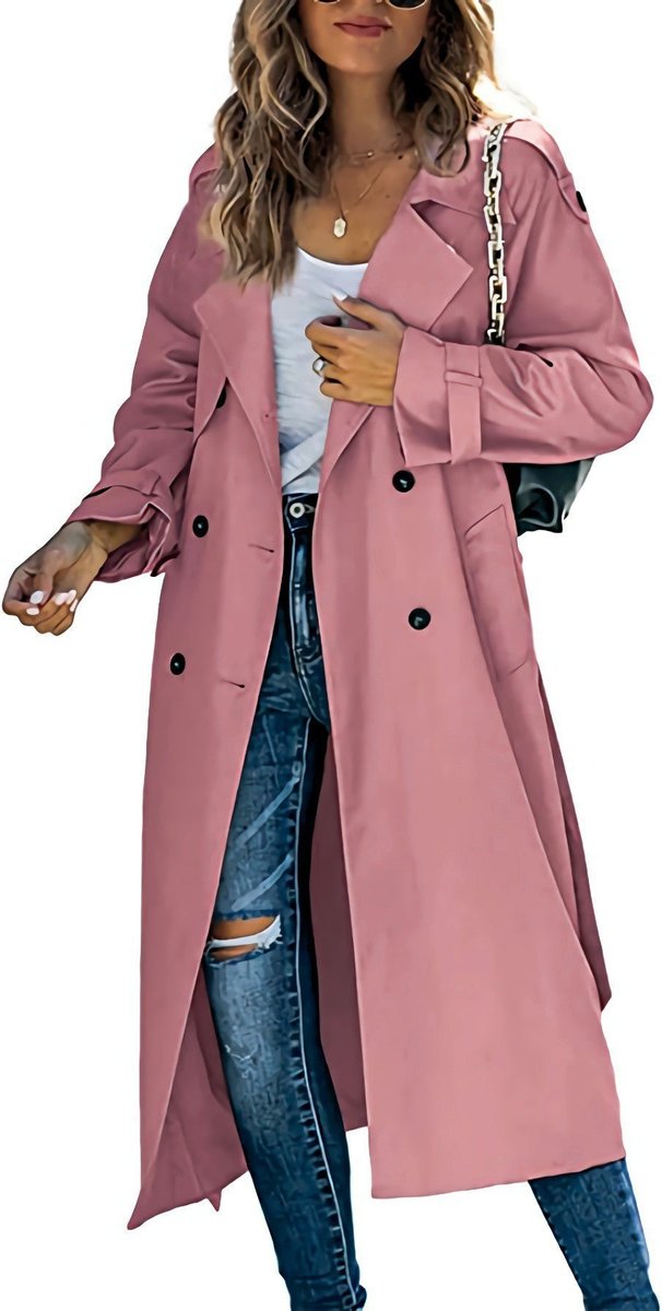 Amelia | Zeitloser und bequemer oversized Trenchcoat