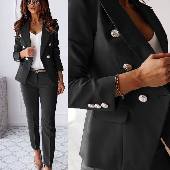 Julia | Modern And Stylish Double Breasted Blazer Set