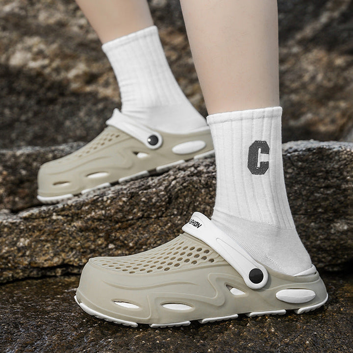 Mathias | Elegante und atmungsaktive Clogs zum Hineinschlüpfen für Herren
