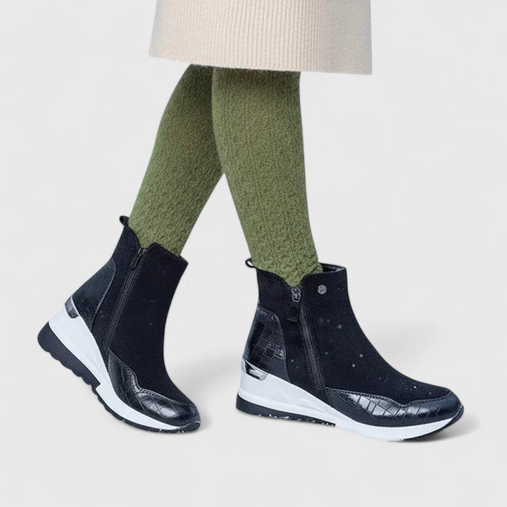 Emma | Comfortable And Stylish Orthopedic Wedge Ankle Boots