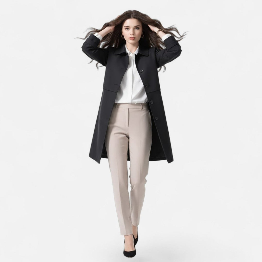 Harper | Trench-coat midi, raffiné et classique