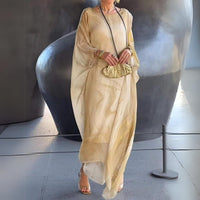 Emily | Elegant And Flowing Long-Sleeved Maxi Dress