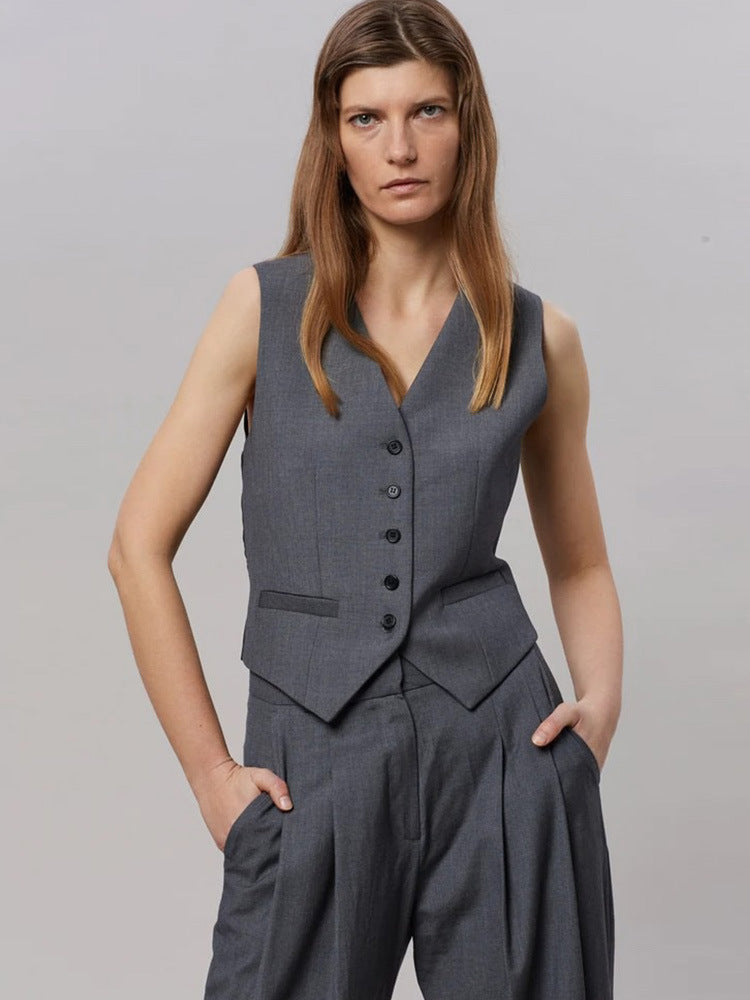 Clara | Elegante und stilvolle taillierte Businessweste für Damen