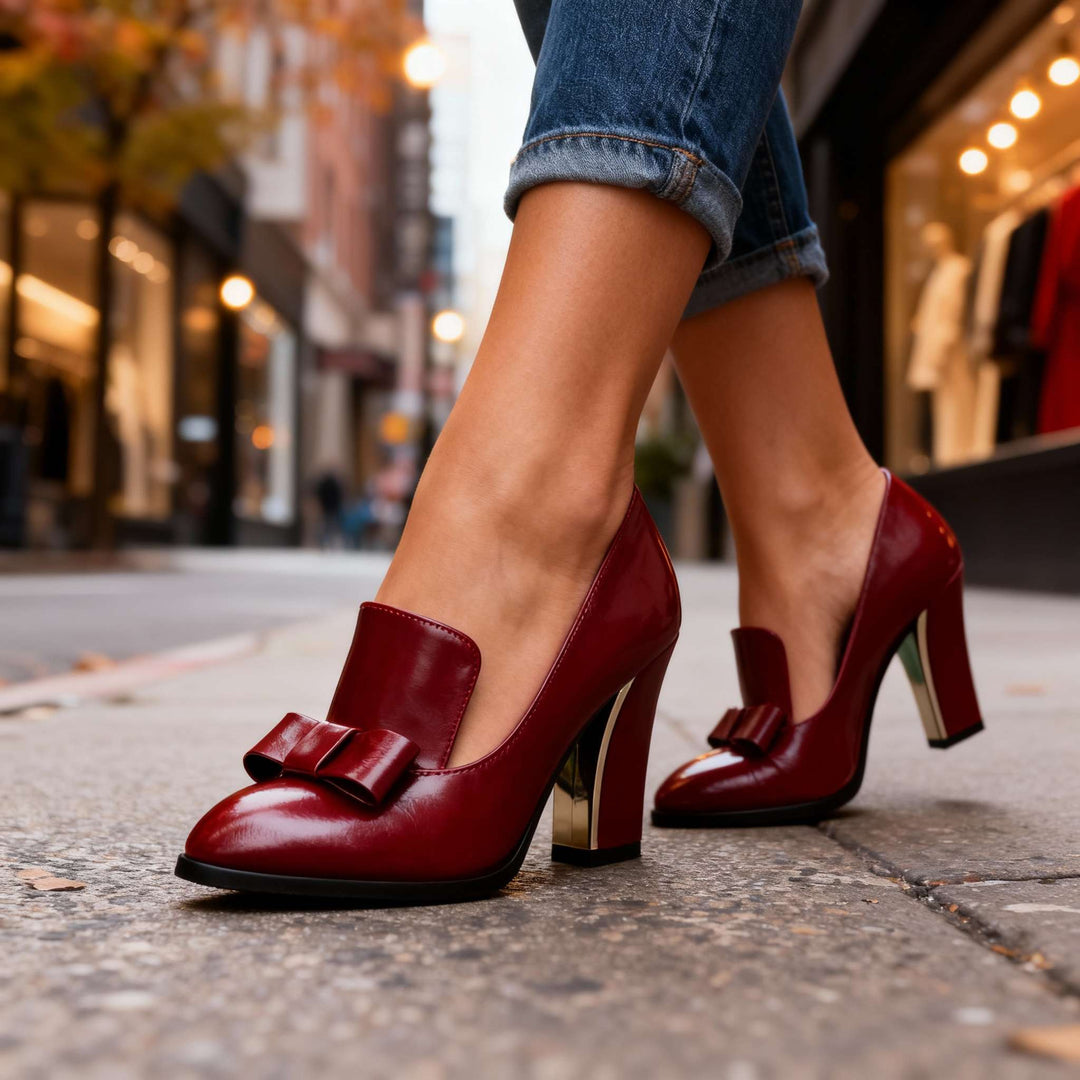 Addison | Elegant and Timeless Women's Block Heel Pumps 2