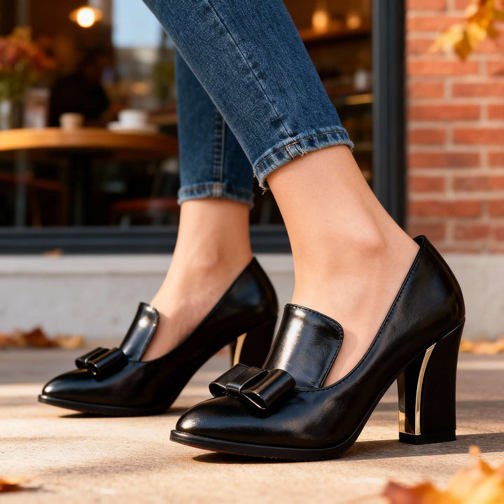 Addison | Elegant and Timeless Women's Block Heel Pumps 4