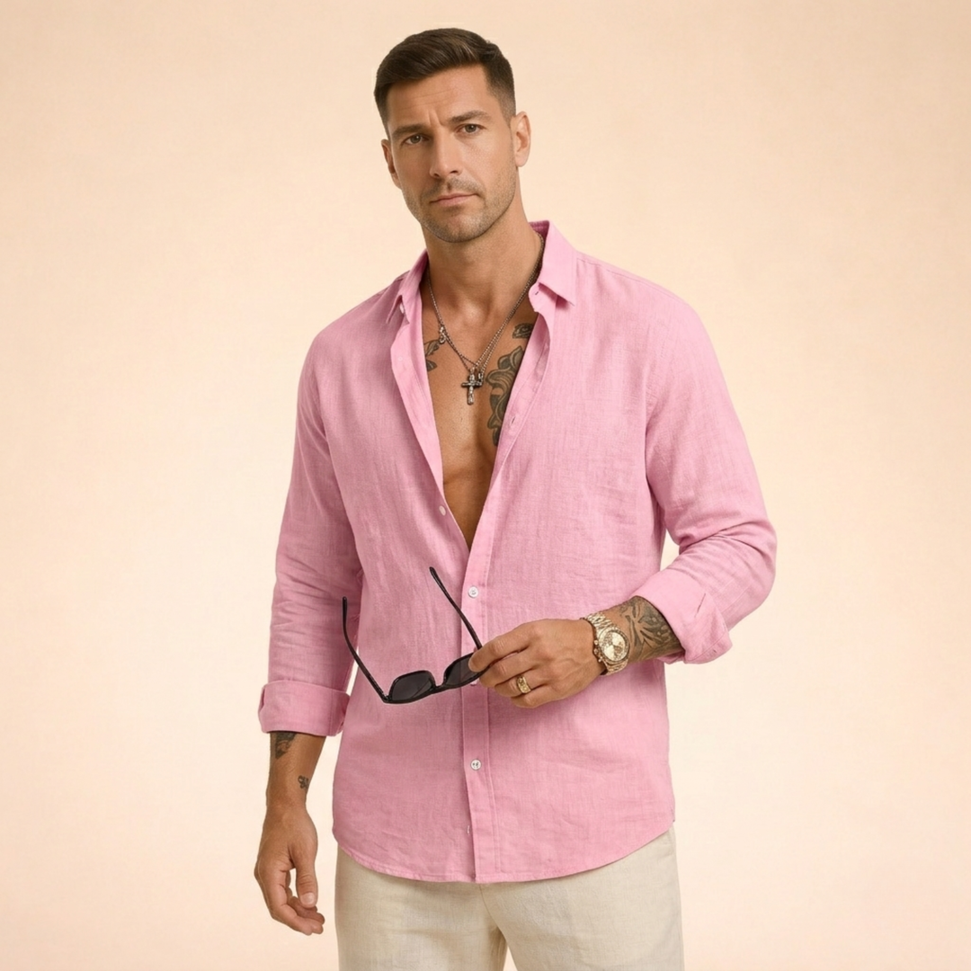 Adrian | Stylish and Breathable Summer Cotton Shirt 8