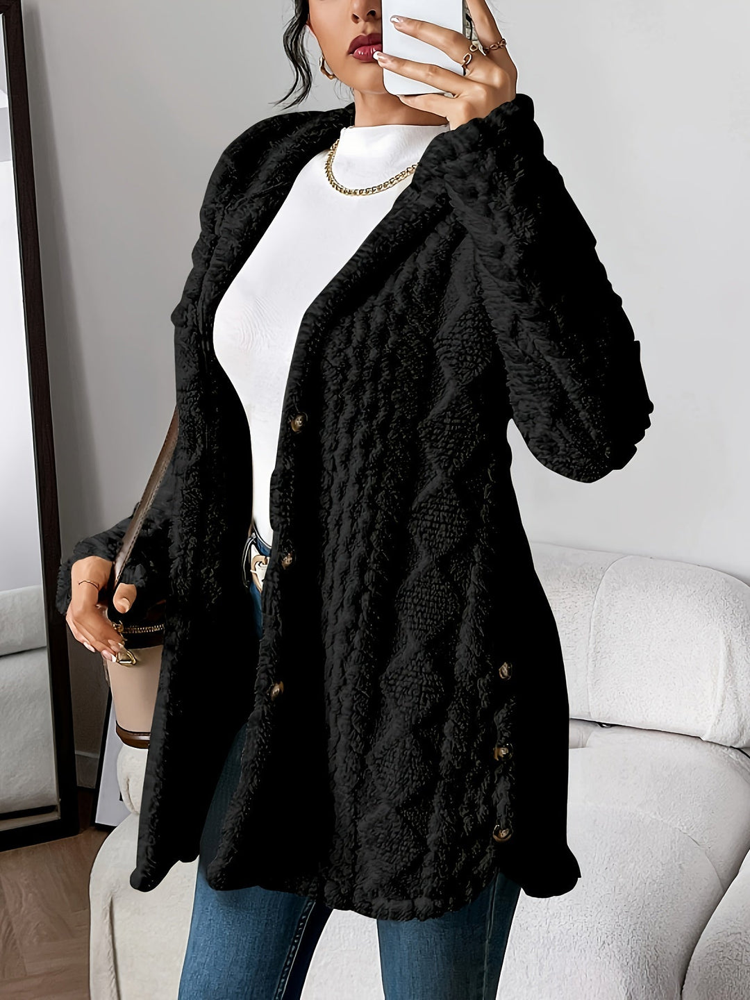 Adriana | Plush Hooded Cardigan 5