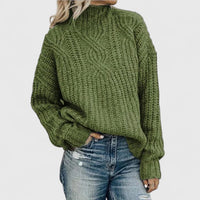 Vanessa | Cozy and Stylish Textured Cable Knit Sweater
