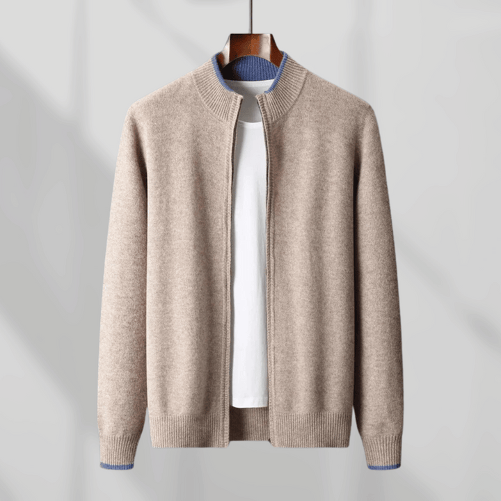 Aiden | Modern Cashmere Zip Jacket 0