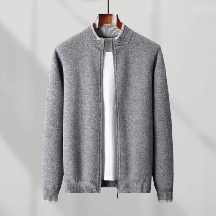 Aiden | Modern Cashmere Zip Jacket 1