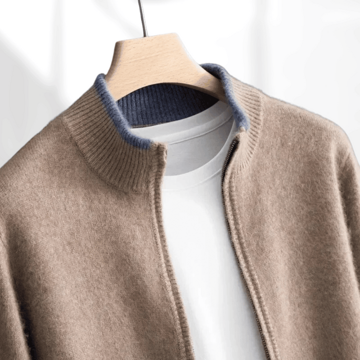 Aiden | Modern Cashmere Zip Jacket 2