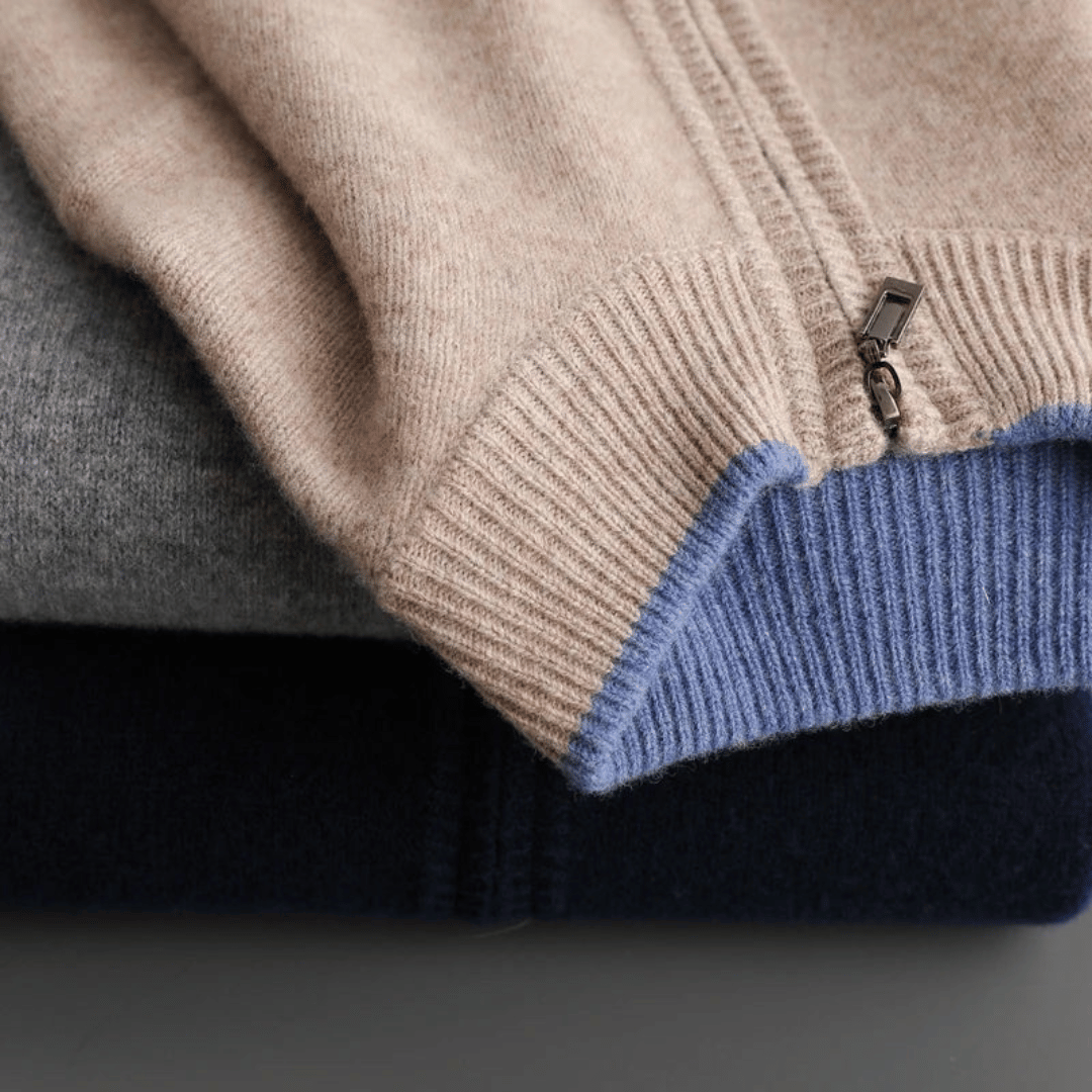 Aiden | Modern Cashmere Zip Jacket 4