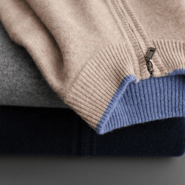 Aiden | Modern Cashmere Zip Jacket 4