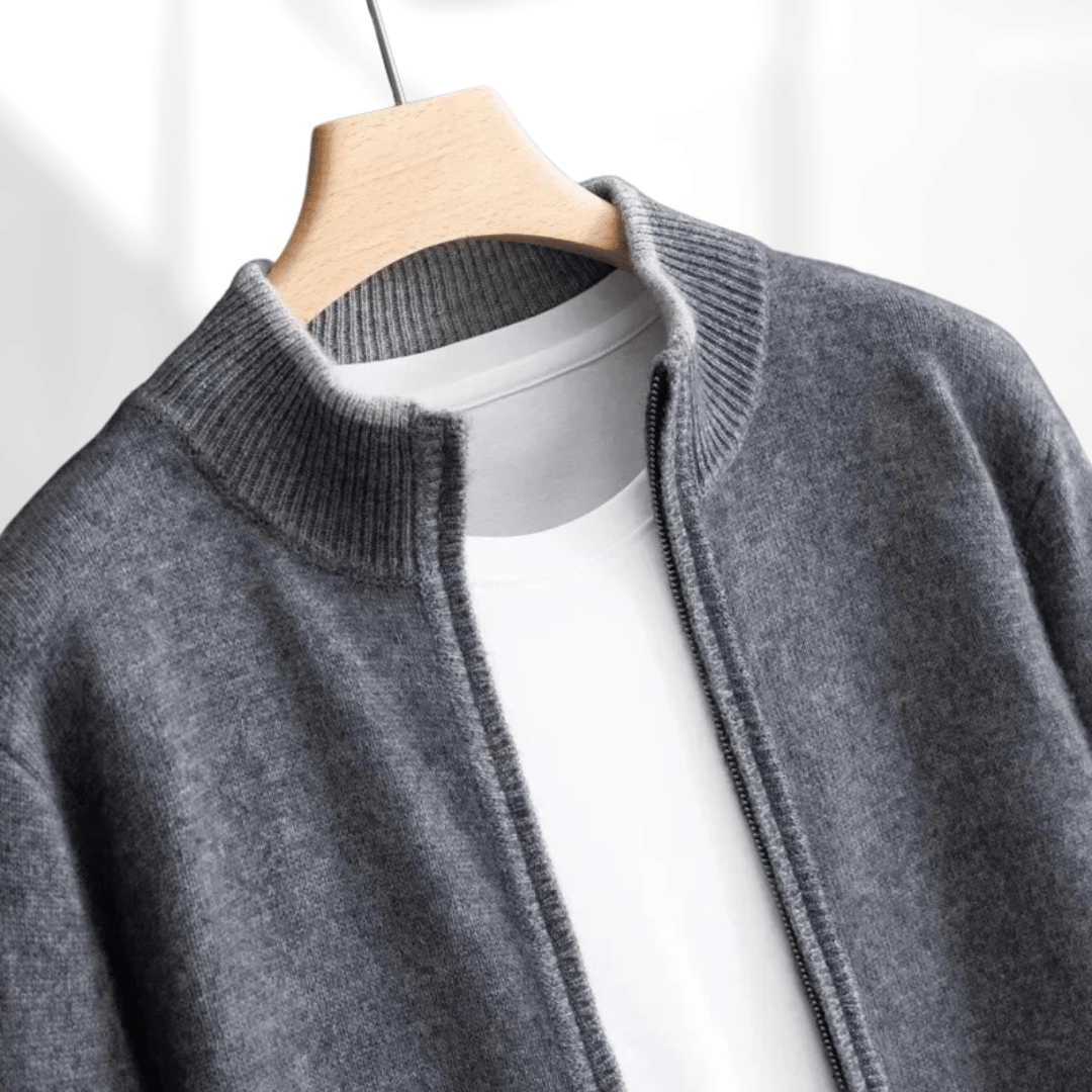 Aiden | Modern Cashmere Zip Jacket 7