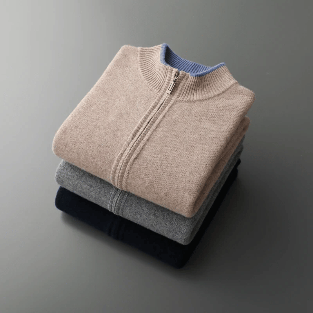 Aiden | Modern Cashmere Zip Jacket 8