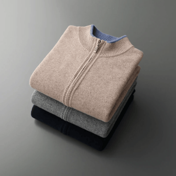 Aiden | Modern Cashmere Zip Jacket 8
