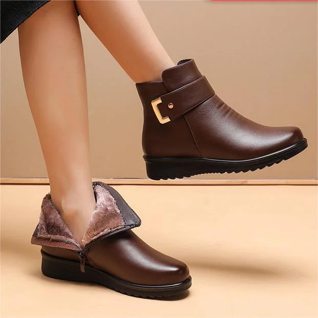Amara | Supportive Genuine Leather Orthopedic Boots 6