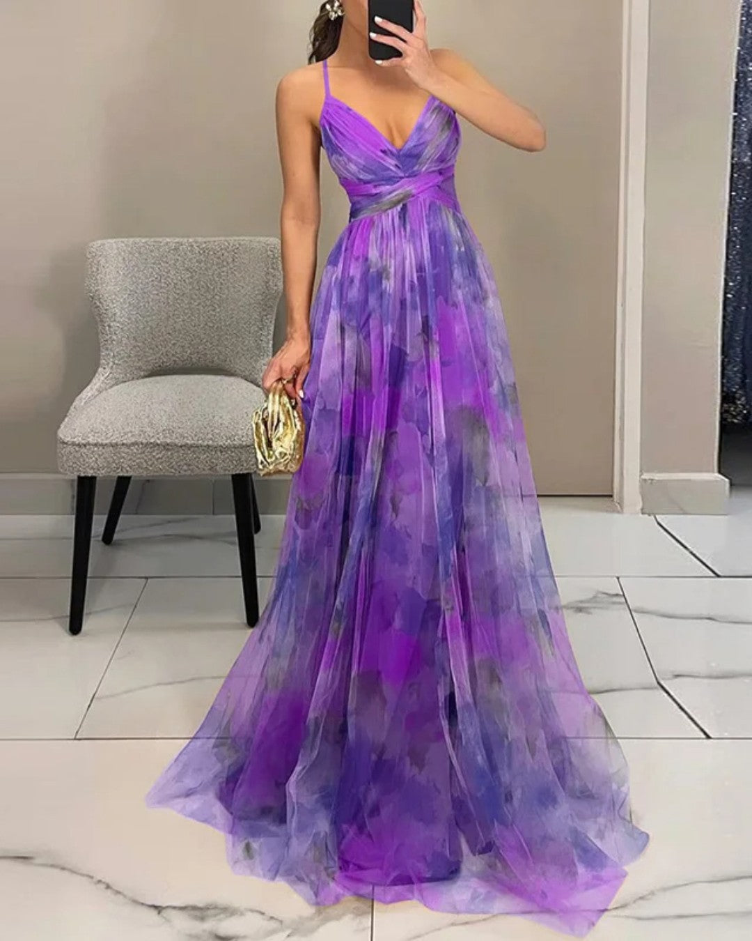 Amelia | Elegant Floral Maxi Dress for Women 4