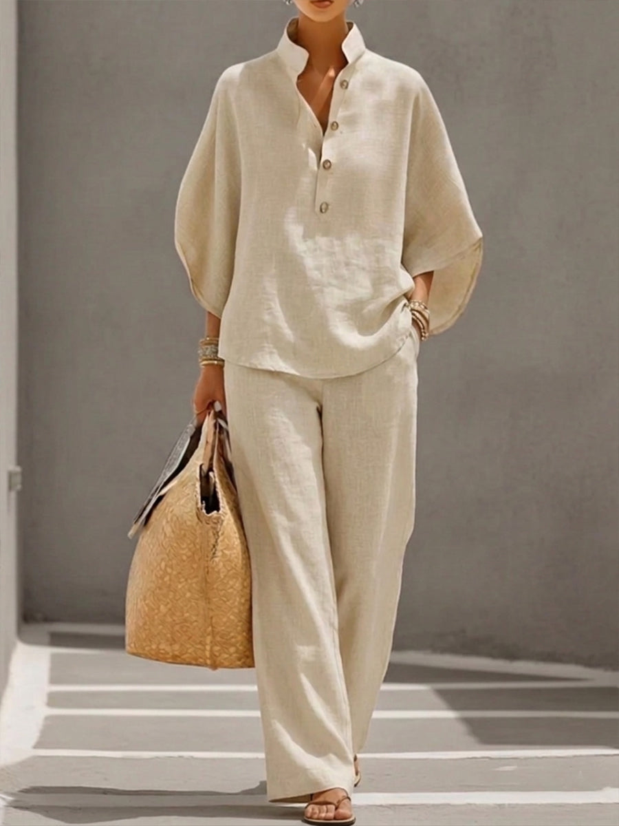Amelia | Elegant Two-Piece Summer Set For A Relaxed And Stylish Look 0